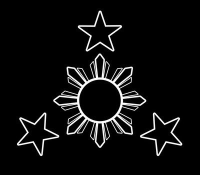Filipino Sun And Stars