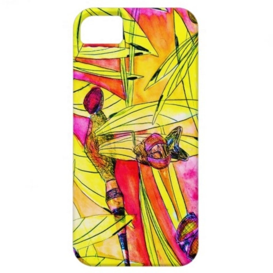 Dragonfly Flurry Insect Attack Watercolor Painting IPhone 5 Covers $39