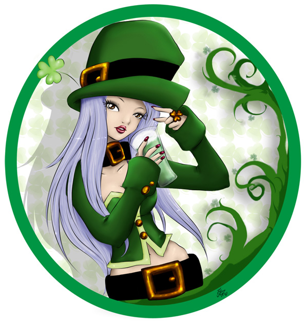 Anime st patricks day