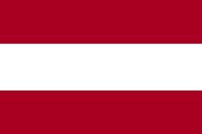Austria National Flag darwing