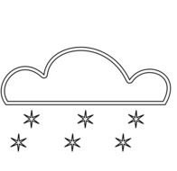 Snowfall Black White Christmas Xmas Holiday Coloring Book Colouring