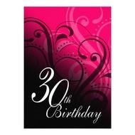 30th Birthday Party Invitations