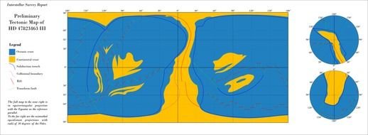 tectonic map, survey report