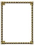 Gold Border drawing