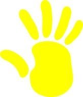 Hand Print Clip Art N34