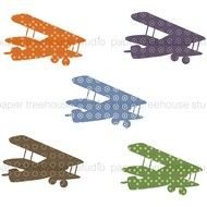 Vintage Airplane Clip Art Free N6
