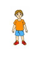 Clip art of kid