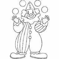 Clown Coloring Pages