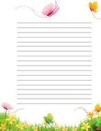 Colorful beautiful paper clipart