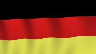 Germany Flag drawing