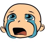crying baby as a picture for clipart