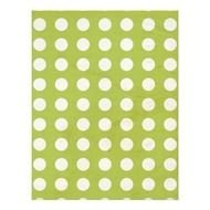 Green Polka Dot Scrapbook Paper