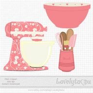 Baking Utensils Clip Art N10