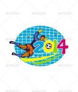 Cartoon Soccer Player N5