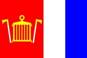 flag with drawings