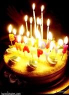 Happy Birthday Cake With Candles N4