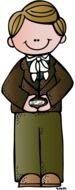 cartoon character in suit