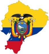 Iconos De Banderas Y Mapas Ecuador