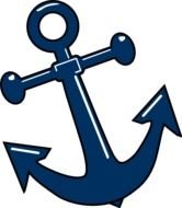 Anchor With Chain Clip Art N6