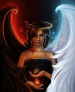 good and evil angel