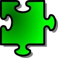 Jigsaw Piece Clip Art 115542 Green Hightpng