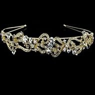 Art Deco Style Gold Tone And Crystal Hairband euro110