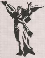 Black And White Angel Clip Art N10