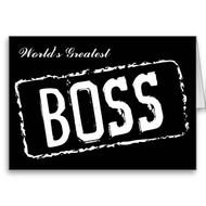 Boss Day Greeting Card