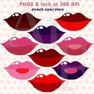 Puckered Lips Clip Art N7