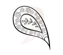 Vintage Swirl Clip Art N2