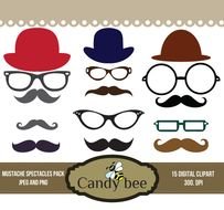 Mustache Clip Art N40