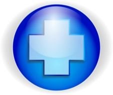 Blue Medical Cross Clip Art