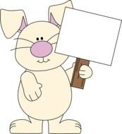 Easter Bunny Clip Art N111