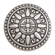 Enchanted Medallion Silver Clip On This Eye Catching Flower To