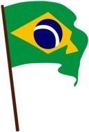Brazil Flag Clip Art drawing