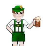 German Beer Garden Clip Art