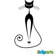 Friday Cat Clip Art