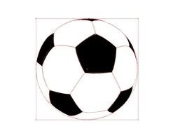 Printable Soccer Ball drawing