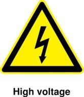 High Voltage Sign