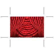 RED CURTAIN FREE VECTOReps