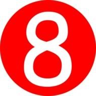 Number 8 Clip Art N9