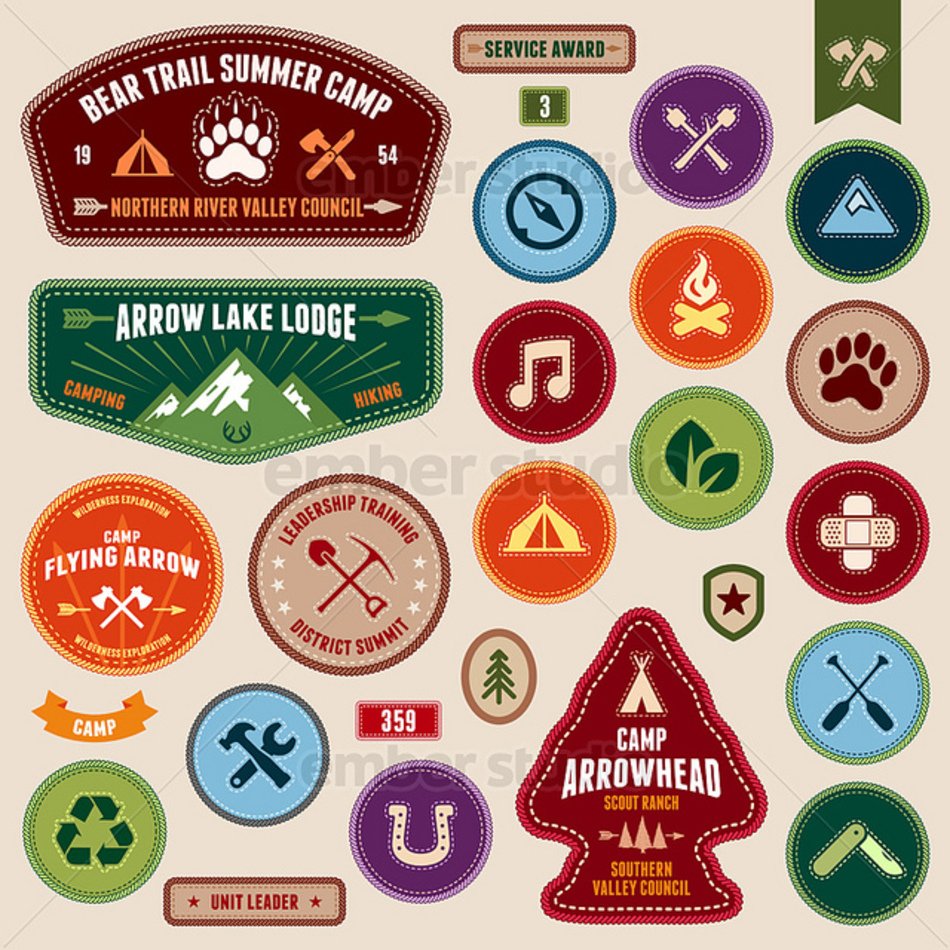 Boy Scout Badges Clip Art N2