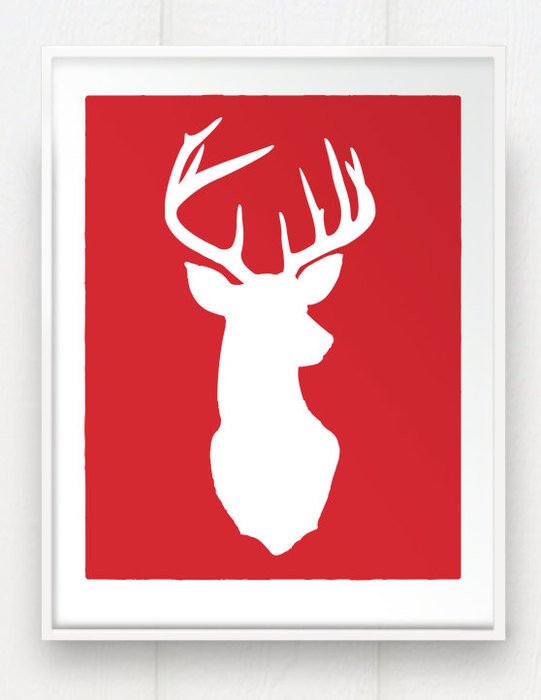 Deer Head Silhouette N9