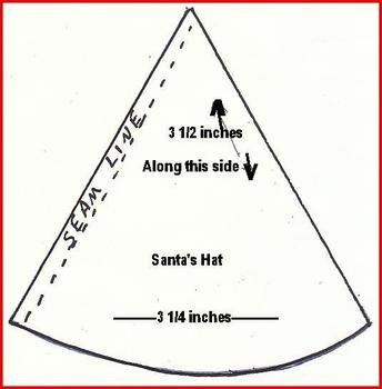 Santa Hat Template Pattern