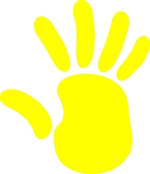 Hand Print Clip Art N34