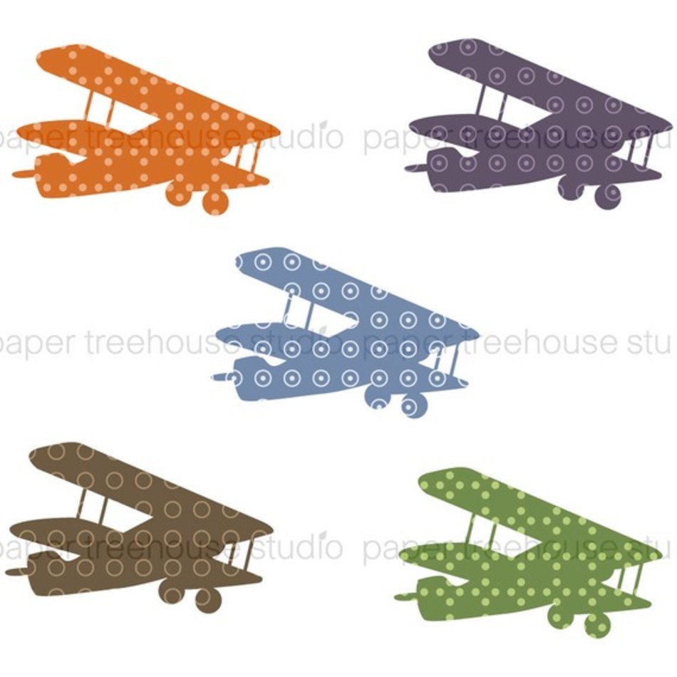 Vintage Airplane Clip Art Free N6