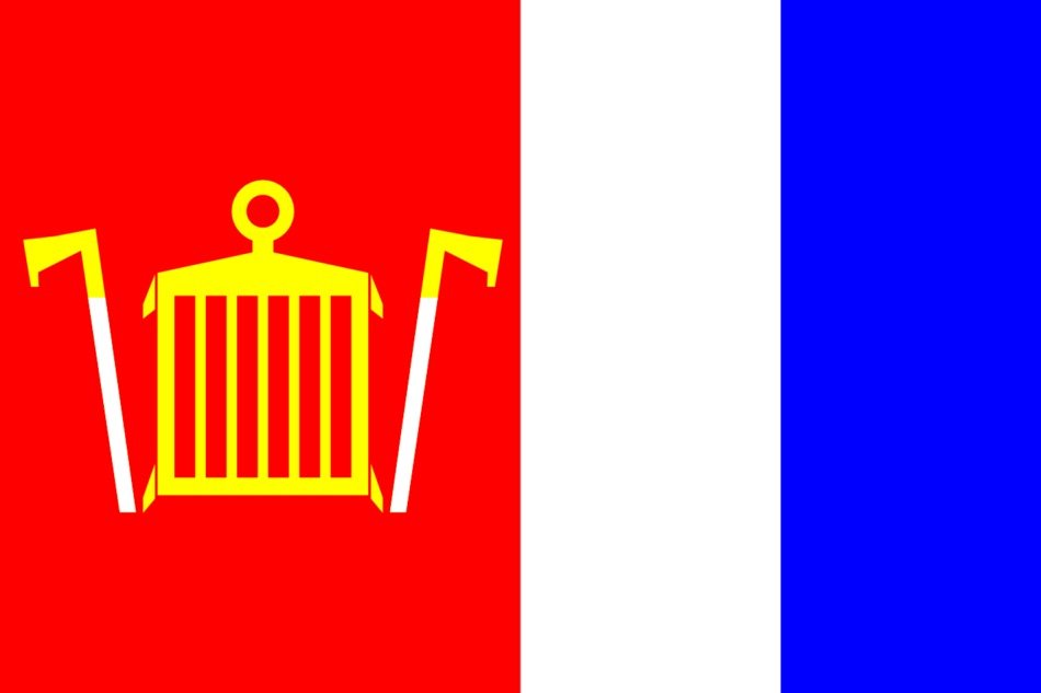flag with drawings