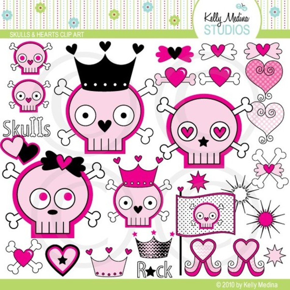 Pink Heart Clip Art N67