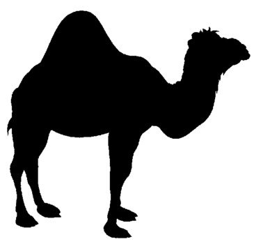 Camel Silhouette Clip Art N10