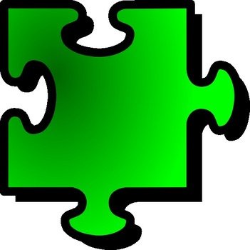 Jigsaw Piece Clip Art 115542 Green Hightpng